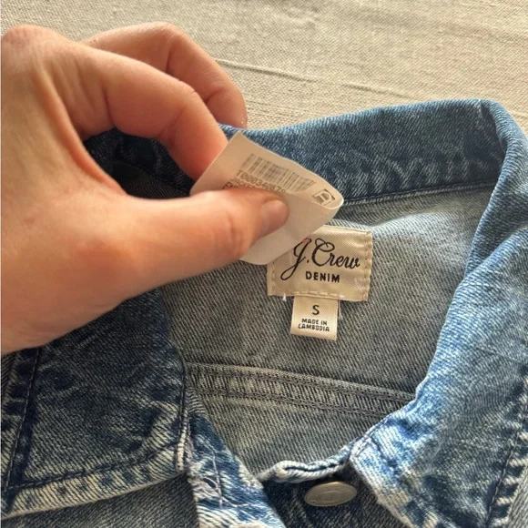 J. Crew Light Blue Denim Jacket - Picture 2 of 10